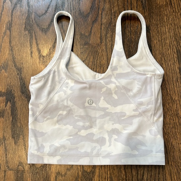 Lululemon Gray Camo Align Tank Top - Size 0/2 - Picture 2 of 3